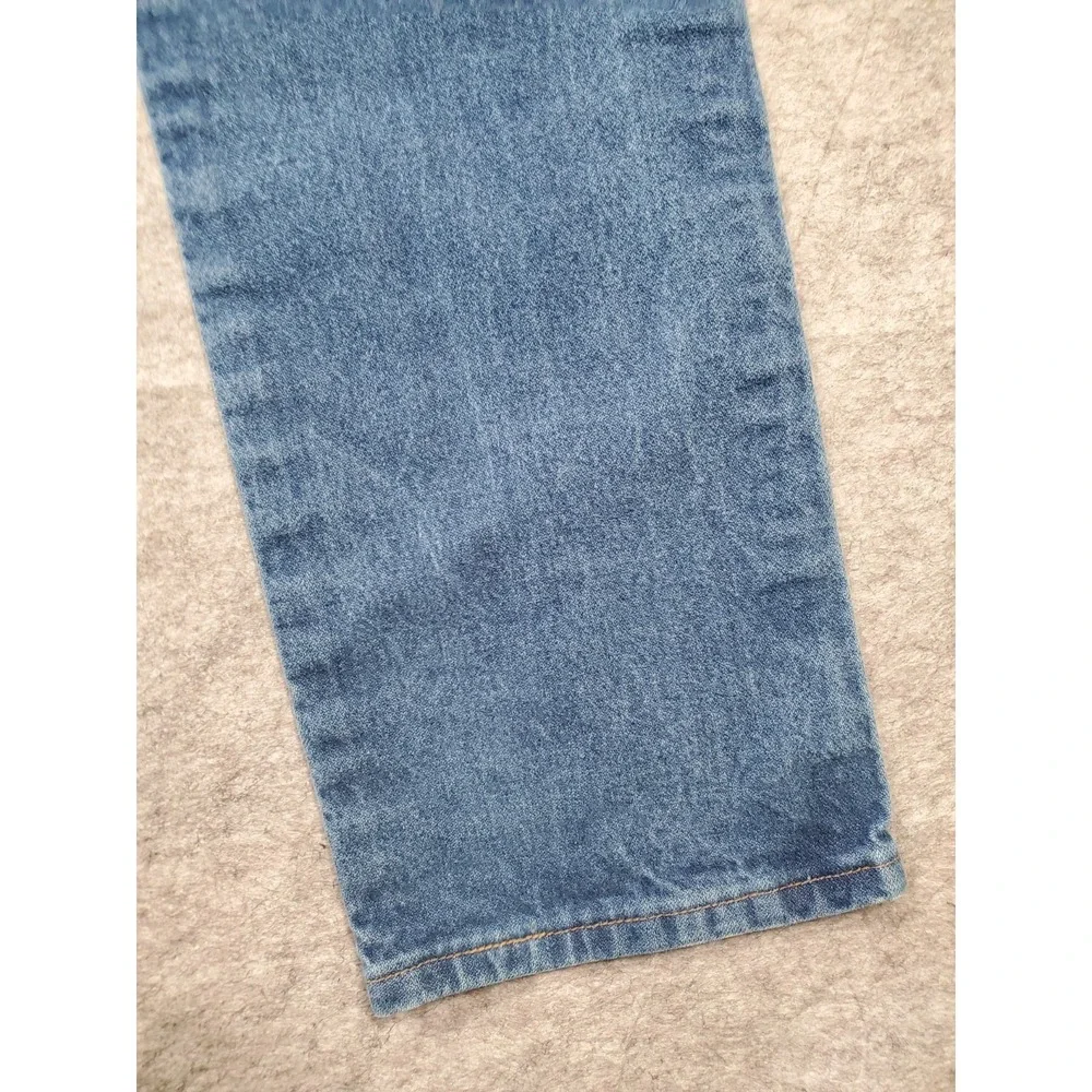 Wrangler Jeans Mens 28x35* Blue Denim Cowboy Cut Slim Fit Western Rodeo 936PWD